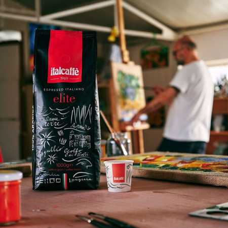 Кофе в зернах ITALCAFFE Elite (1 кг) – 100% арабика