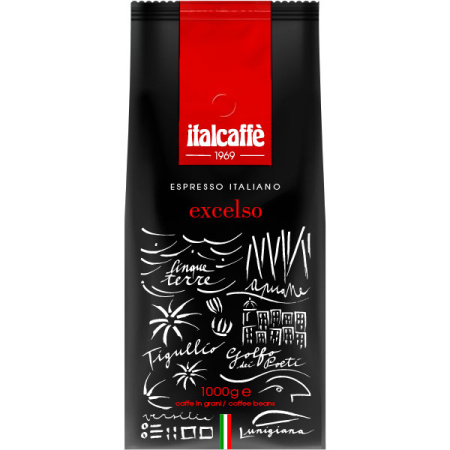 Кофе в зернах ITALCAFFE Excelso (1 кг) – 100% Арабика